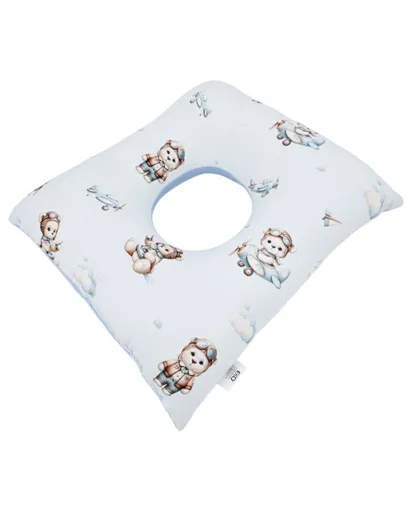 EKO Vankúš popôrodný Pilot Bear 40x40cm