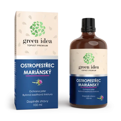 Pestrec mariánsky - bezliehová tinktúra 100 ml - Green idea