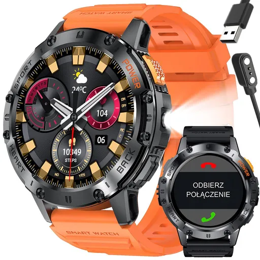 GRAVITY GT22-3 PÁNSKE INTELIGENTNÉ HODINKY - AMOLED, PRÍDAVNÝ REMIENOK (sg030c)