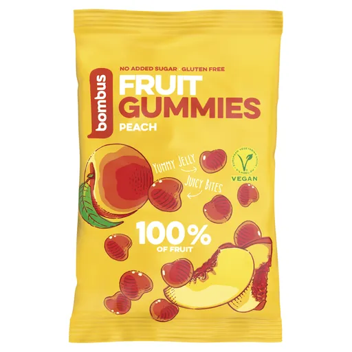 BOMBUS Fruit gummies peach 35 g