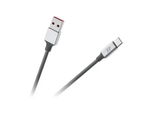 Kábel REBEL RB-6011-200-B USB 3.0/USB-C 2m Gray