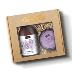 LaQ Forget me not sprchový gél 500 ml + telový krém 200 ml sada