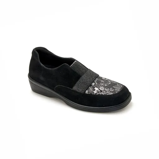 PEDICONFORT Mokasíny s gumkou pre široké chodidlá PÉDICONFORT