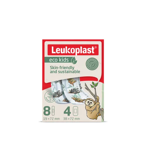 LEUKOPLAST Eco Kids detské náplasti, 2 veľkosti 12 ks