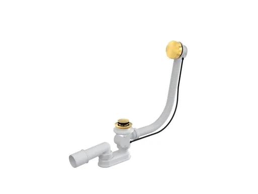 BESCO - Vaňový sifón s prepadom - Farba - Zlatá VANSWAUTOG