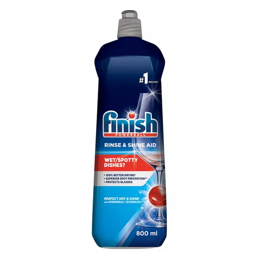 FINISH Rinse & Shine Leštidlo do umývačky riadu Regular 800 ml