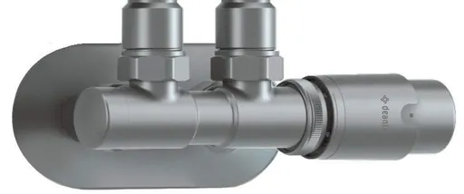 DEANTE - Mosadz, EPDM termostatický ventil pre kúpeľňový radiátor - pravý AGI_FZP1