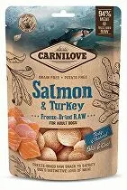 Carnilove Raw Freeze-Dried Snacks Losos a morčacie mäso 60g