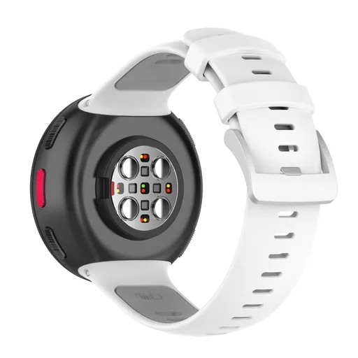 SPORTY Vymeniteľný silikónový remienok Polar Vantage V2 biely