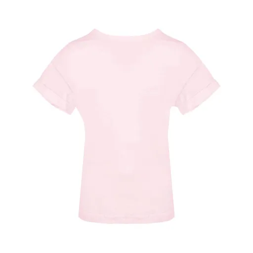 Mantis Voľné dámske tričko s krátkym rukávom - Jemne ružová | S