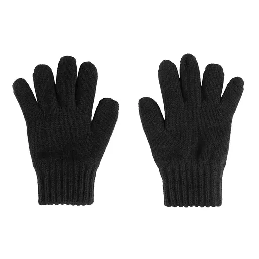 Bontis Pletené detské rukavice 2–4 roky - Čierna | 2-4 rokov