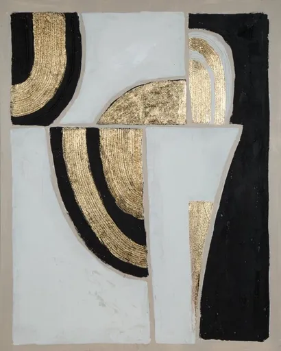 ArtFir Obraz ART 495A | biela/čierna 80 x 100 cm