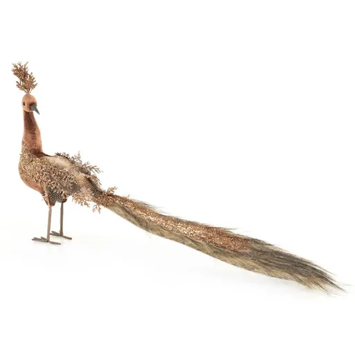 ArtFir Vianočná dekorácia PÁV 358 | hnedá 60 x 10 x 33 cm