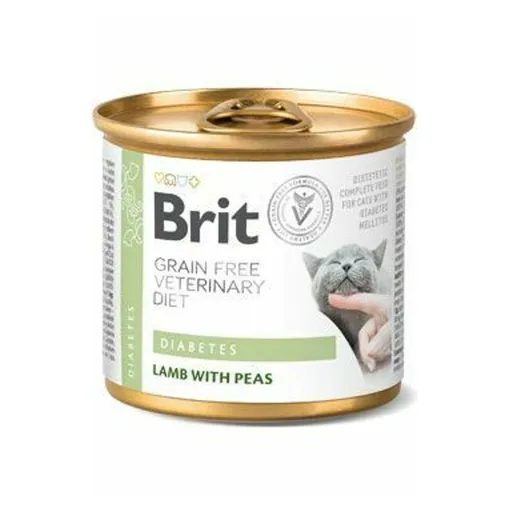 BRIT Veterinary diet grain free diabetes konzerva pre mačky 200 g