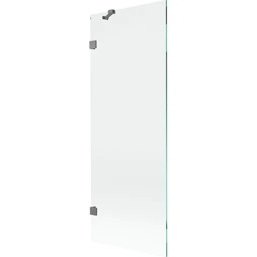 MEXEN/S - Lunar vaňová zástena FIX 70 x 150, transparent, grafit metal 897-070-000-95-00