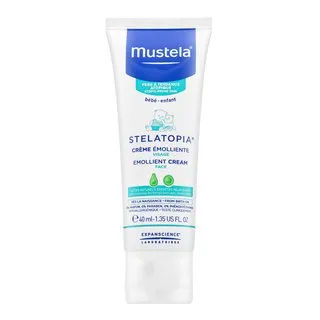 Mustela Bébé Stelatopia Emollient Cream pleťový krém pre suchú atopickú pokožku 40 ml