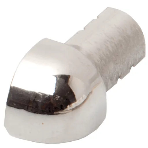 Roh k lište Havos, nerez výška hrany 12 mm, RNRZ12