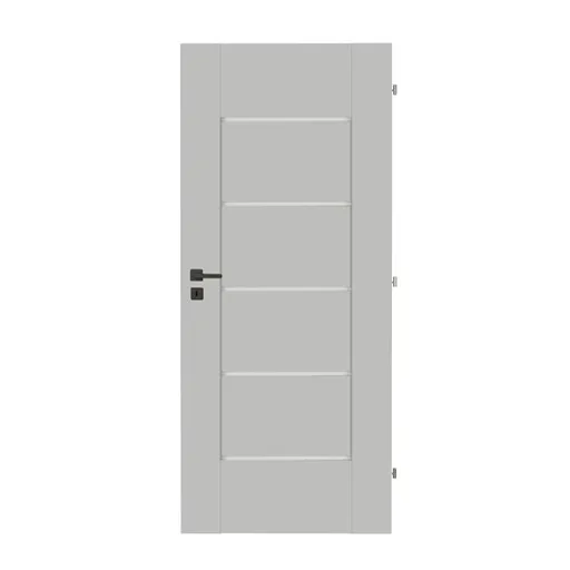 Interiérové dvere Naturel Aura pravé 70 cm sivá matná AURASM70L