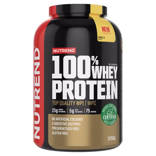 NUTREND 100% Whey proteín vanilka 2250 g