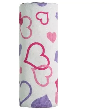 T-tomi Bambusová osuška 1 ks – srdiečka (8594166540224)