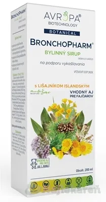AVROPA BronchoPharm bylinný sirup 200ml