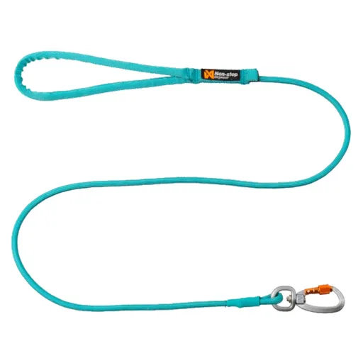 NON-STOP Dogwear Trekking rope leash teal vodítko pre psov 2.8 m, Hrúbka vodítka (mm): 6