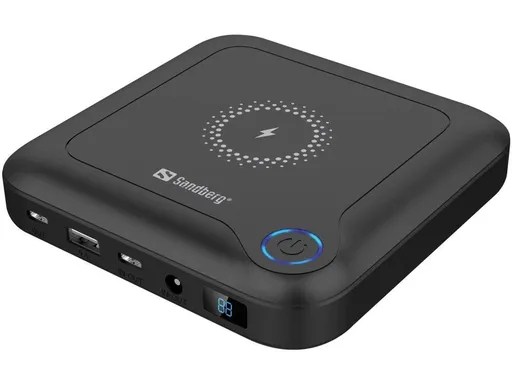 Sandberg All-in1 Laptop Powerbank 24000, čierny