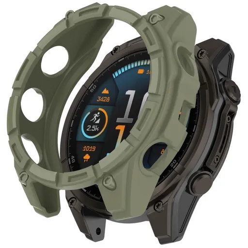 TPU HALF COVER Kryt pre Garmin Tactix 8 47mm zelený