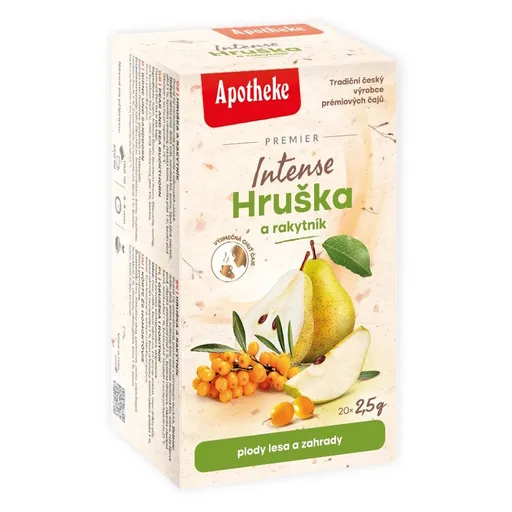 APOTHEKE Čaj hruška a rakytník intense 20 sáčkov