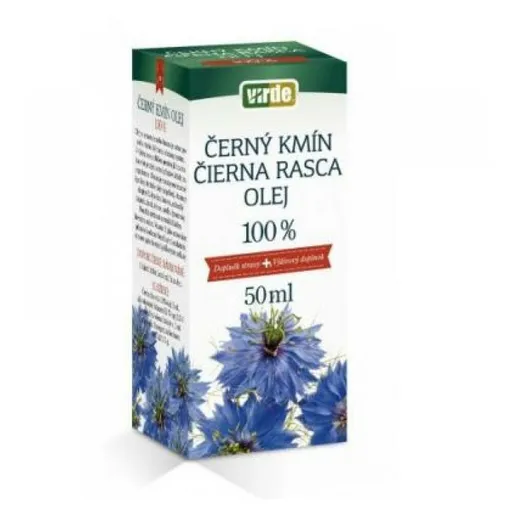 VIRDE Čierna rasca olej 100% 50 ml