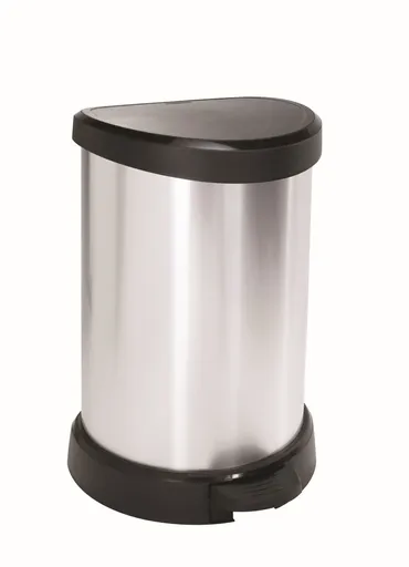 CURVER Odpadkový kôš DECO BIN 15l | strieborná