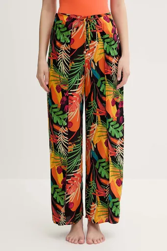 Plážové nohavice Desigual BAHAMAS PANT