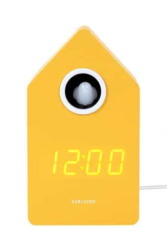 Led stolový budík s kukučkou Karlsson Cuckoo LED 16 cm