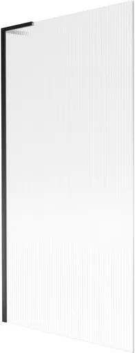 MEXEN/S - Next L vaňová zástena FIX 90 x 150, prúžky, čierna 895-090-000-03-09-70