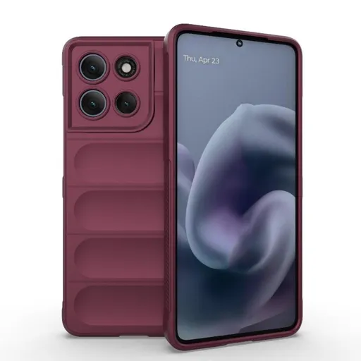 STEPS Ochranný kryt pre Motorola Moto G86 Power 5G bordový