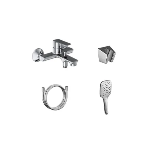 Vaňová batéria Ravak Life so sprchovacím setom 150 mm chróm X07S109