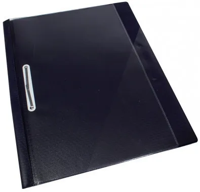 Rýchloviazač A4 ROC PVC s vreckom pred.str.čirá zadná čierna