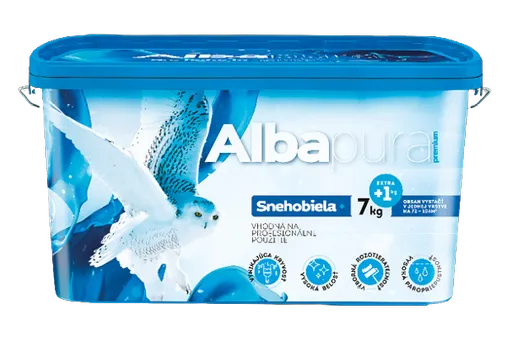 ALBAPURA PREMIUM - Snehobiela interiérová farba biela 20 kg