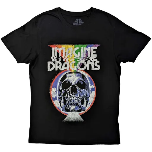 Imagine Dragons tričko Skull Čierna XL
