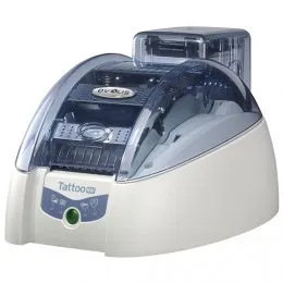 Evolis Tattoo2 RW TTR201BBH-00HS, tlačiareň kariet, single sided, 12 dots/mm (300 dpi), USB, Ethernet, contactless, white, blue