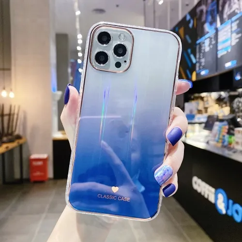 GRADIENT Ochranný kryt Apple iPhone 12 Pro Max BLUE