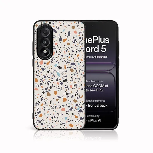 MY ART Ochranný kryt pre OnePlus Nord 5 5G BEIGE TERRAZZO (162)