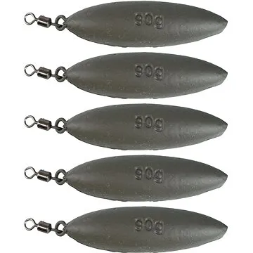 Suretti Olovo kaprové ZIP s očkom a obratlíkom 90 g Farbené 5 ks (4891223214147)