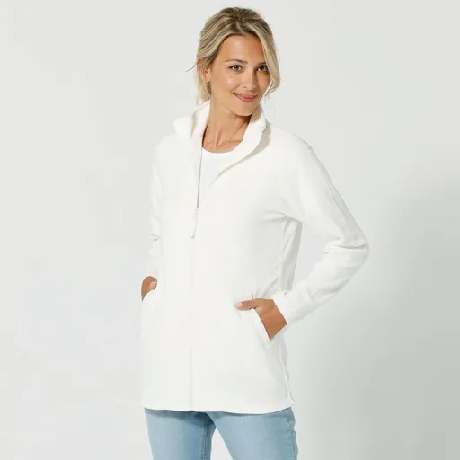 Fleecová bunda na zips