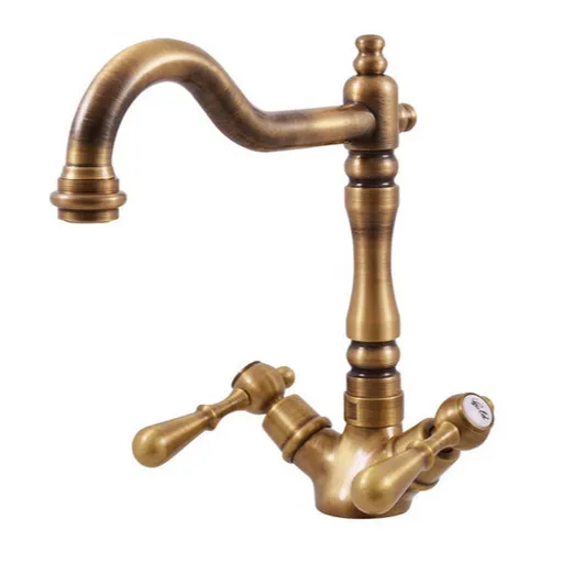 RAV SLEZÁK Morava drezová batéria s otočným ramienkom stará mosadz mk420.0/8sm MK420.08SM