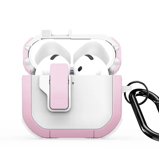 DUX PECP Ochranné puzdro pre Apple AirPods 4 PINK WHITE