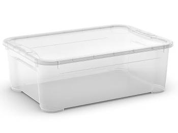 CURVER Úložný box T BOX M 32L s vekom | transparentná