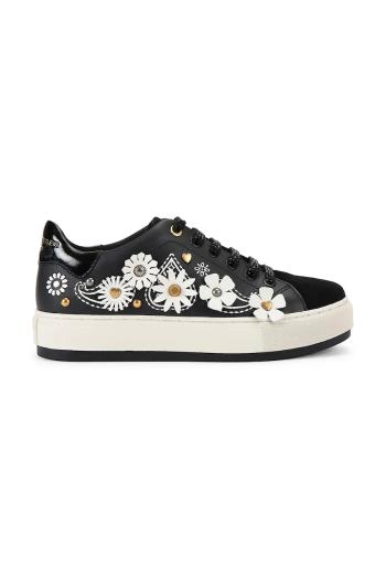 Tenisky Kurt Geiger London Laney Flower čierna farba, 4367905109