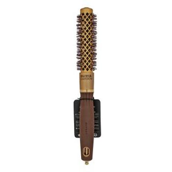 Olivia Garden Expert Blowout Shine Round Brush Wavy Bristles Gold & Brown 20 mm kefa na vlasy