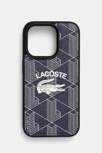 Puzdro na mobil Lacoste iPhone 15 Pro 6.1 tmavomodrá farba, LCHMP15LPIGV
